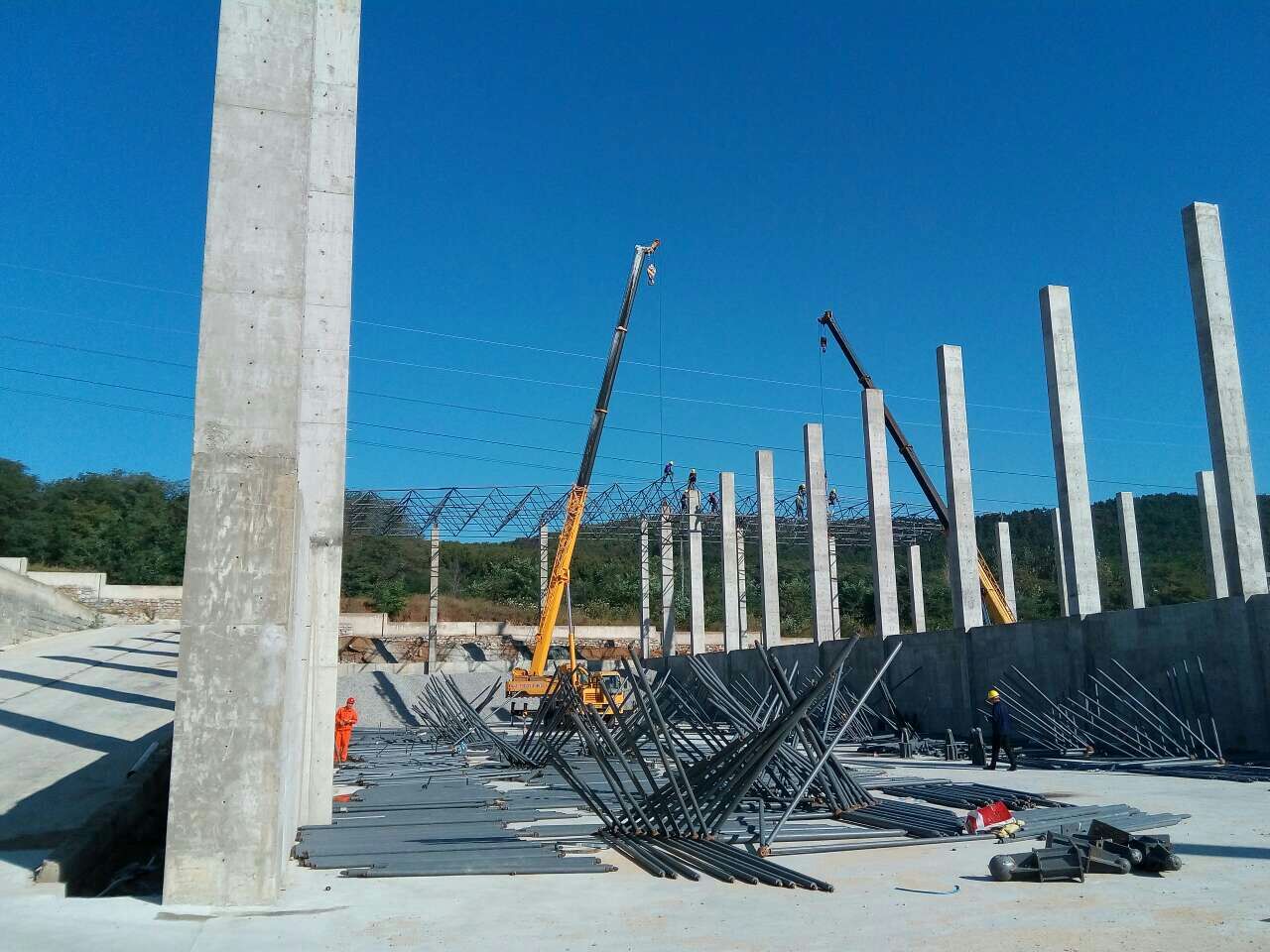 安徽搅拌站网架